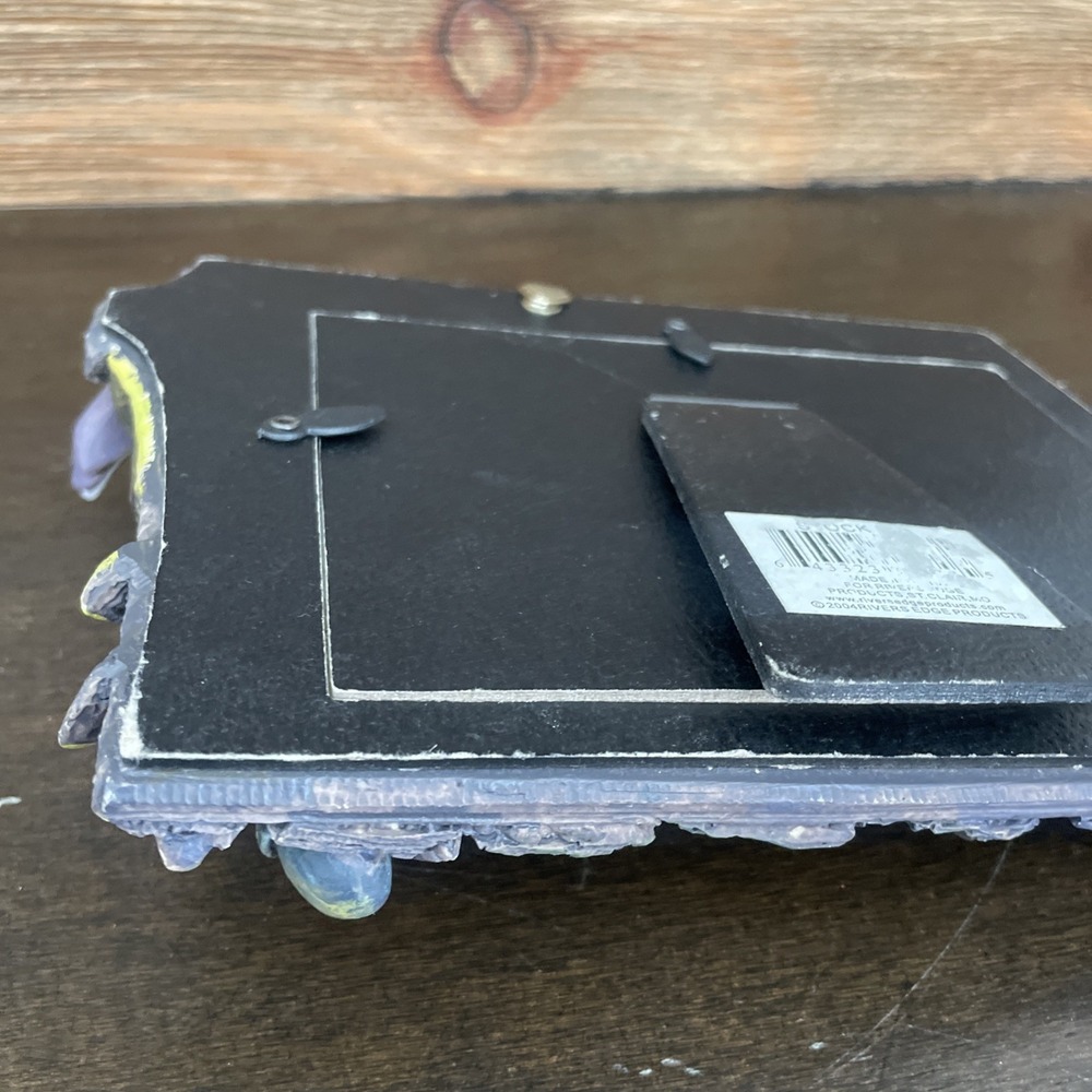 Rustic Cabin Style Photo Frame 3.5" x 5" Buck 3D Free Standing Ceramic Realism - Picture 15 of 16